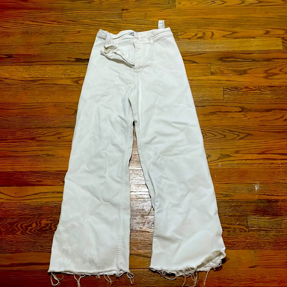 Zara White Jeans
